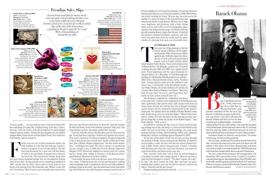Barack Obama | Vanity Fair | February 2012