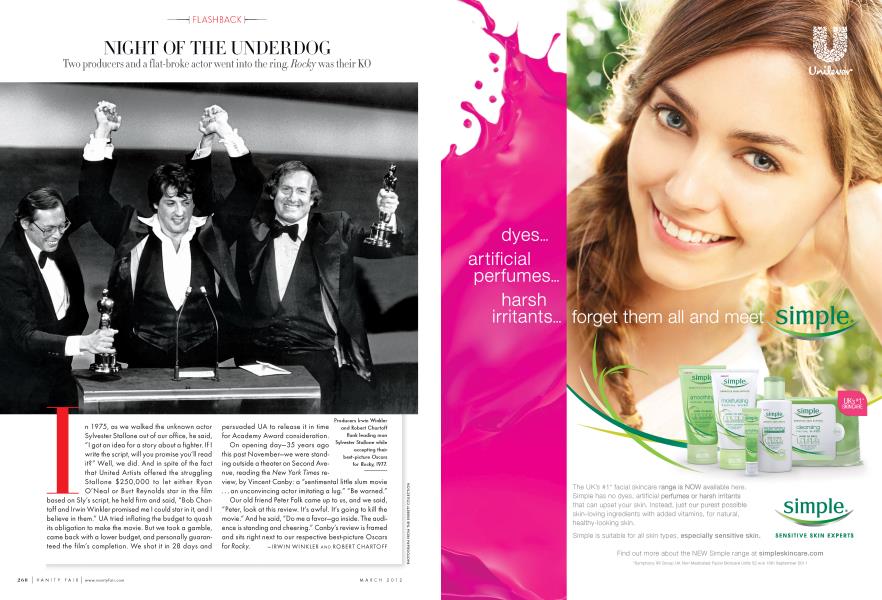 NIGHT OF THE UNDERDOG | Vanity Fair | March 2012