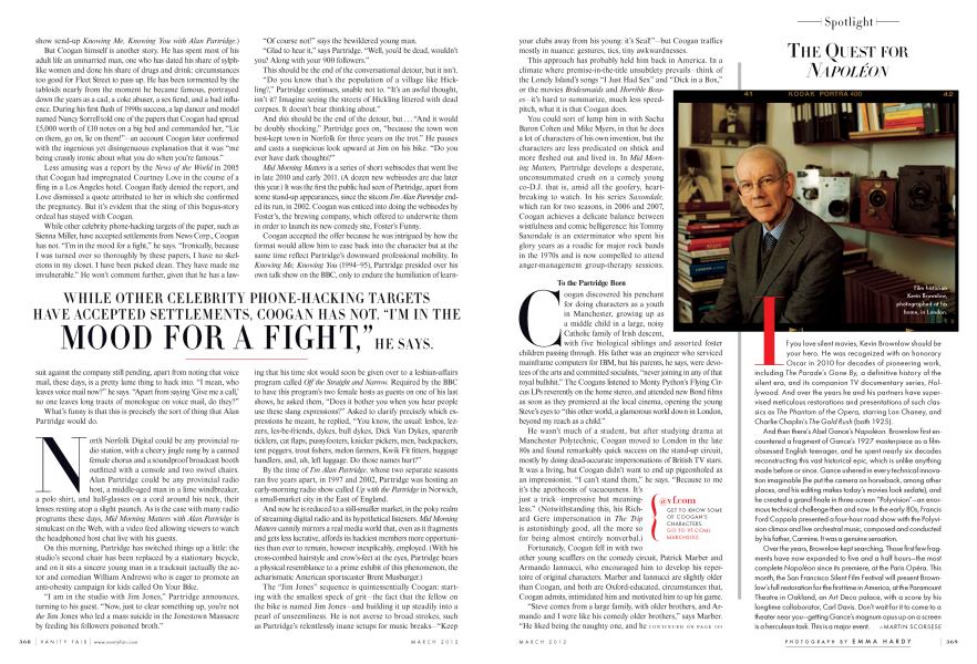 THE QUEST FOR NAPOLÉON | Vanity Fair | March 2012
