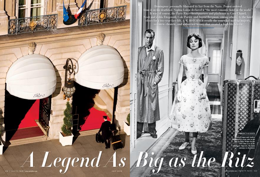 A Legend As Big as the Ritz | Vanity Fair | July 2012