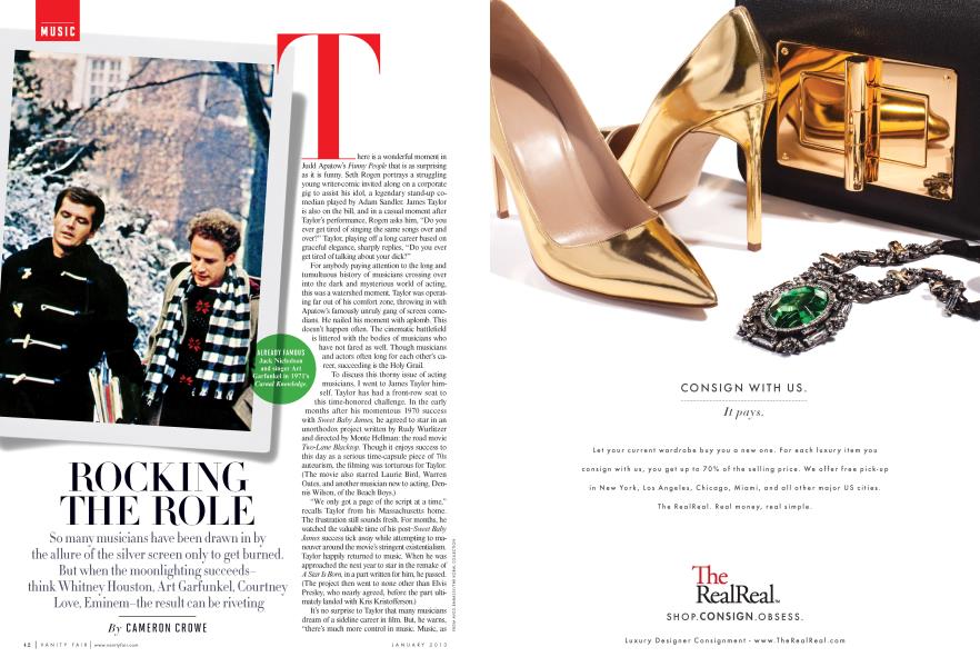 ROCKING THE ROLE | Vanity Fair | January 2013