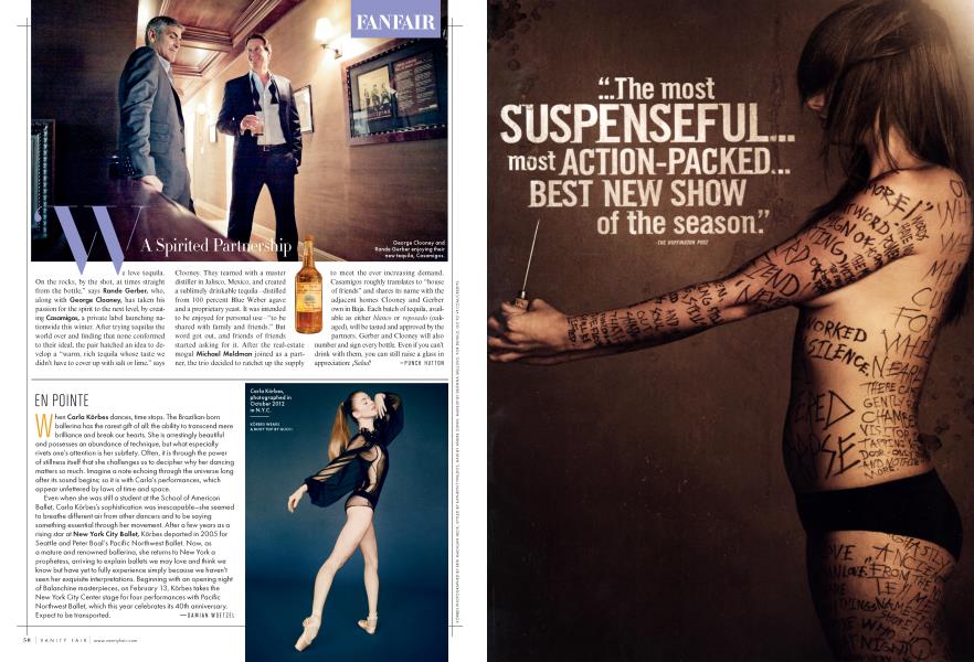 EN POINTE | Vanity Fair | February 2013