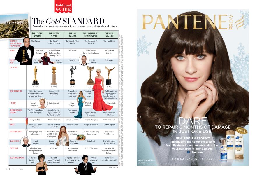 The Gold STANDARD | Vanity Fair | February 2013