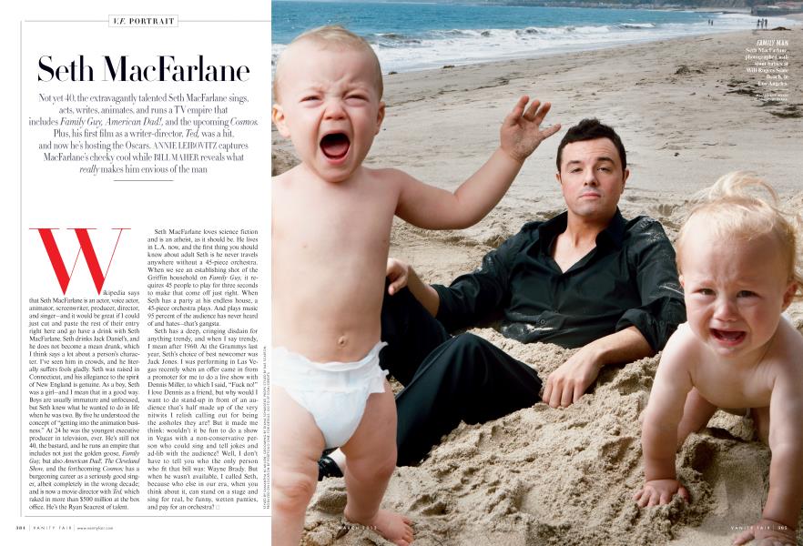 Seth MacFarlane | Vanity Fair | March 2013