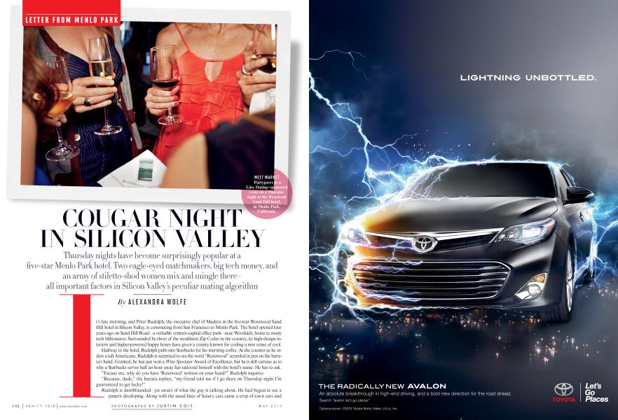 COUGAR NIGHT IN SILICON VALLEY | Vanity Fair | May 2013