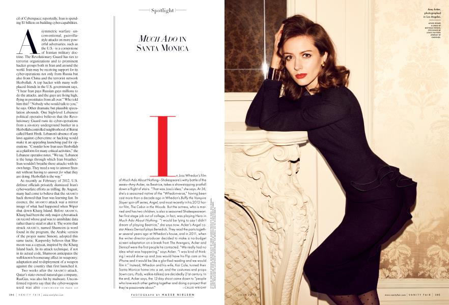 MUCH ADO IN SANTA MONICA | Vanity Fair | July 2013