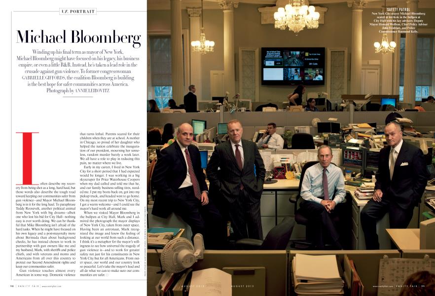 Michael Bloomberg | Vanity Fair | AUGUST 2013