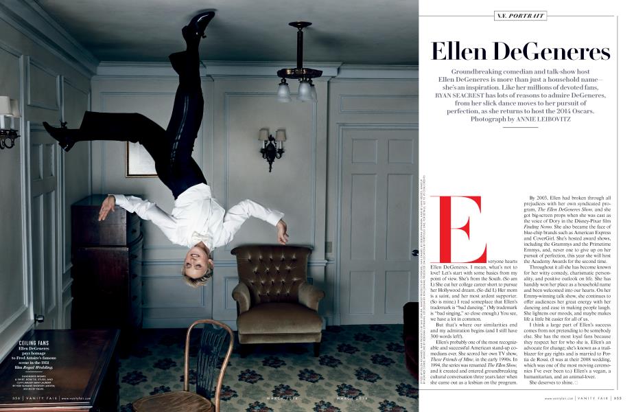 Ellen DeGeneres | Vanity Fair | March 2014