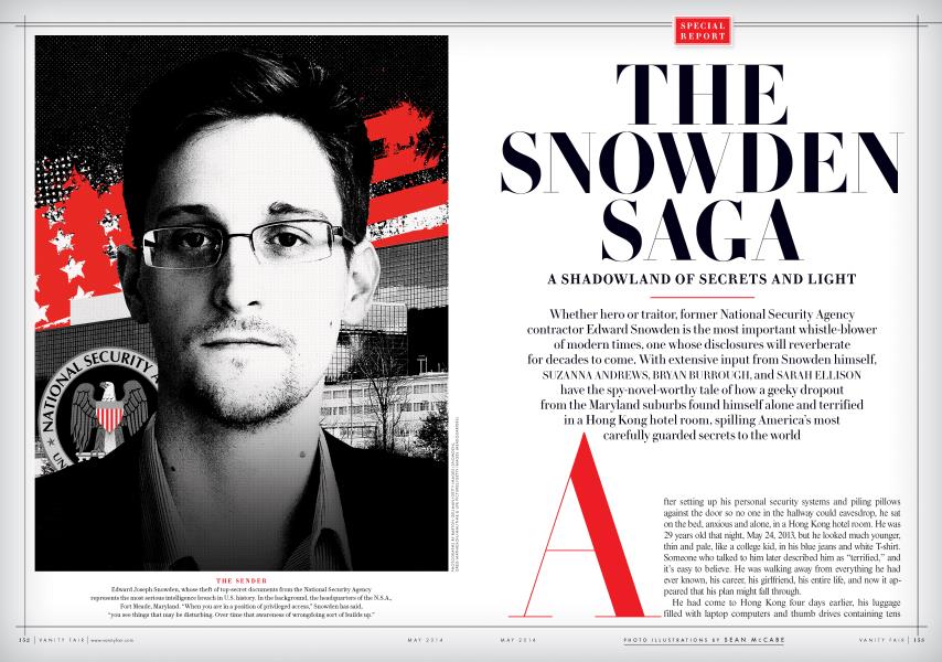 THE SNOWDEN SAGA | Vanity Fair | May 2014
