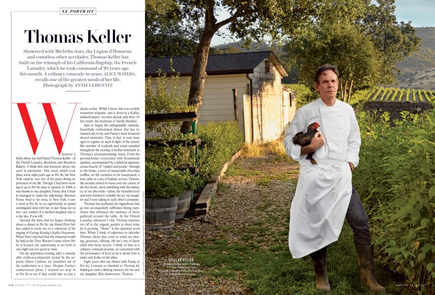 Thomas Keller | Vanity Fair | August 2014