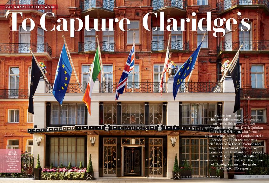 To Capture Claridge's | Vanity Fair | August 2014