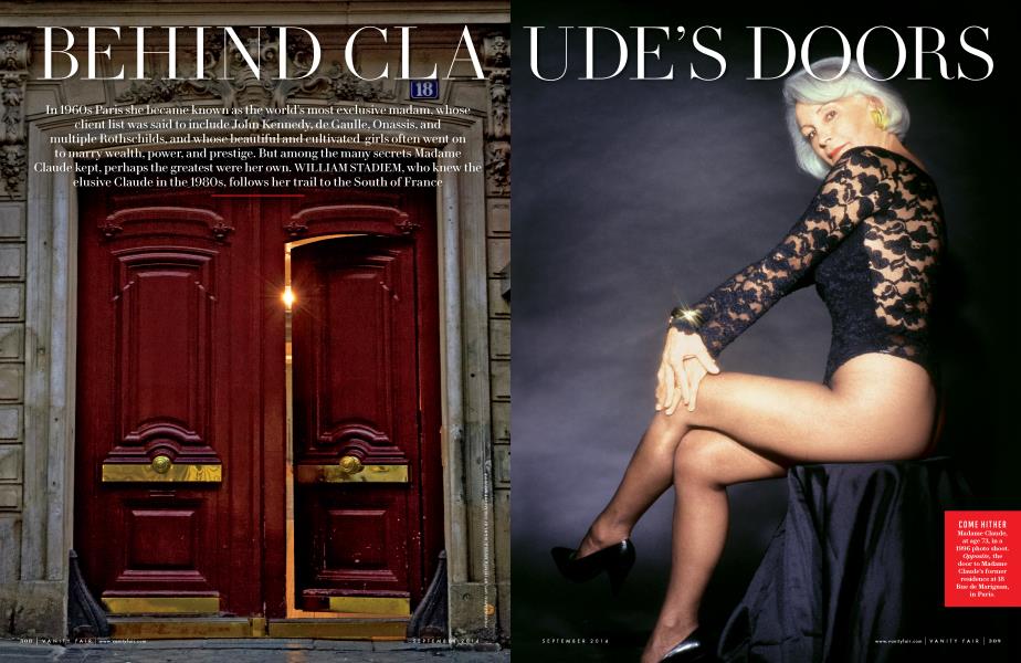 BEHIND CLAUDE'S DOORS | Vanity Fair | September 2014