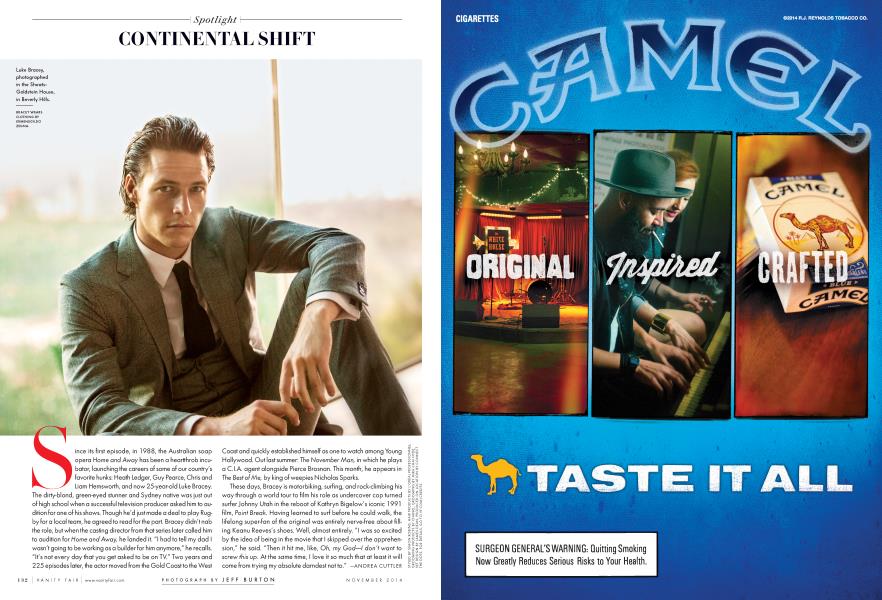 CONTINETAL SHIFT | Vanity Fair | November 2014