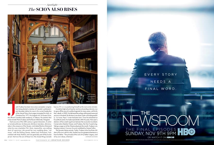 THE SCION ALSO RISES | Vanity Fair | December 2014