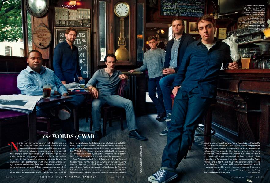 The WORDS of WAR | Vanity Fair | January 2015