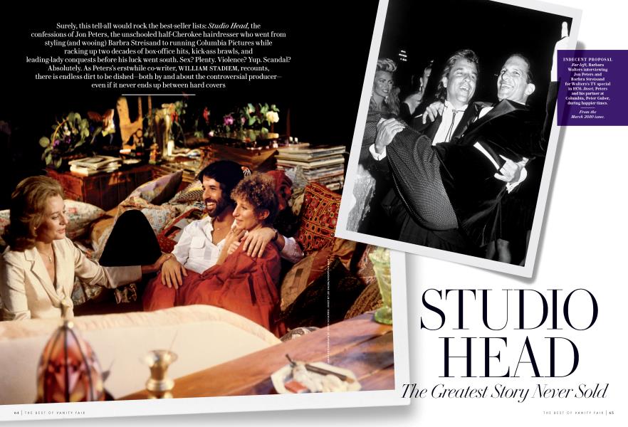 STUDIO HEAD The Greatest Story Never Sold | Vanity Fair | June 2015