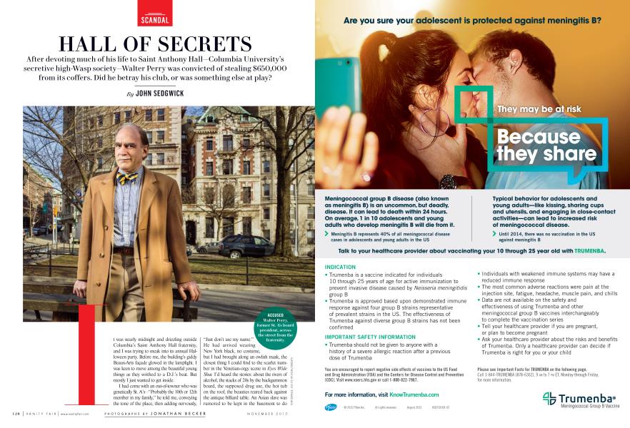 HALL OF SECRETS | Vanity Fair | November 2015