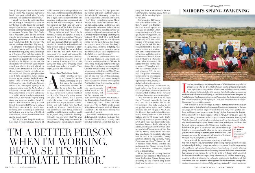 NAIROBI'S SPRING AWAKENING | Vanity Fair | December 2015