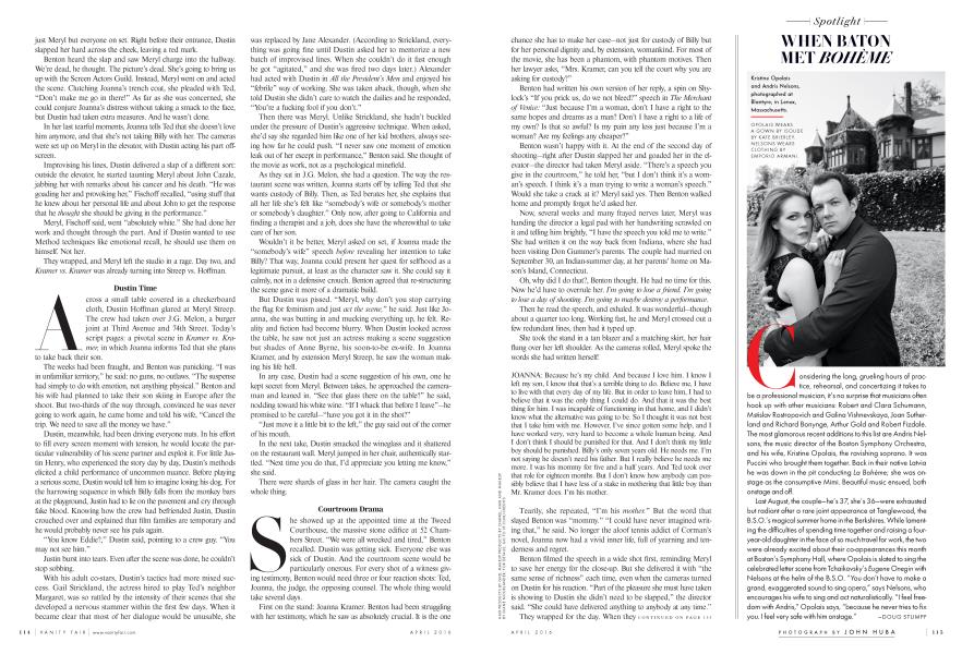 WHEN BATON MET BOHÈME | Vanity Fair | April 2016