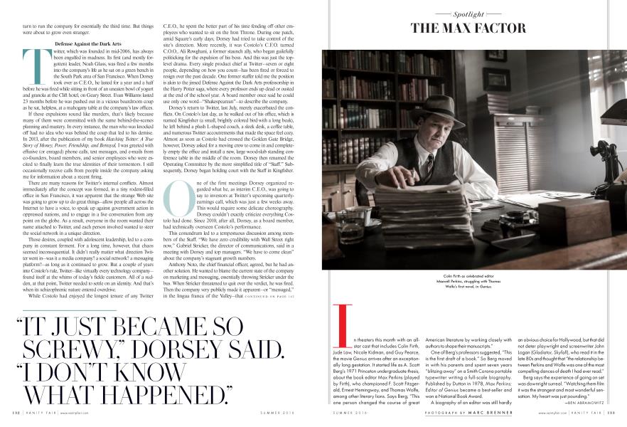 THE MAX FACTOR | Vanity Fair | Summer 2016