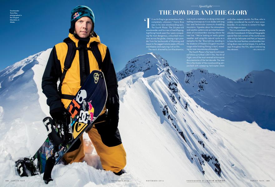 THE POWDER AND THE GLORY | Vanity Fair | November 2016