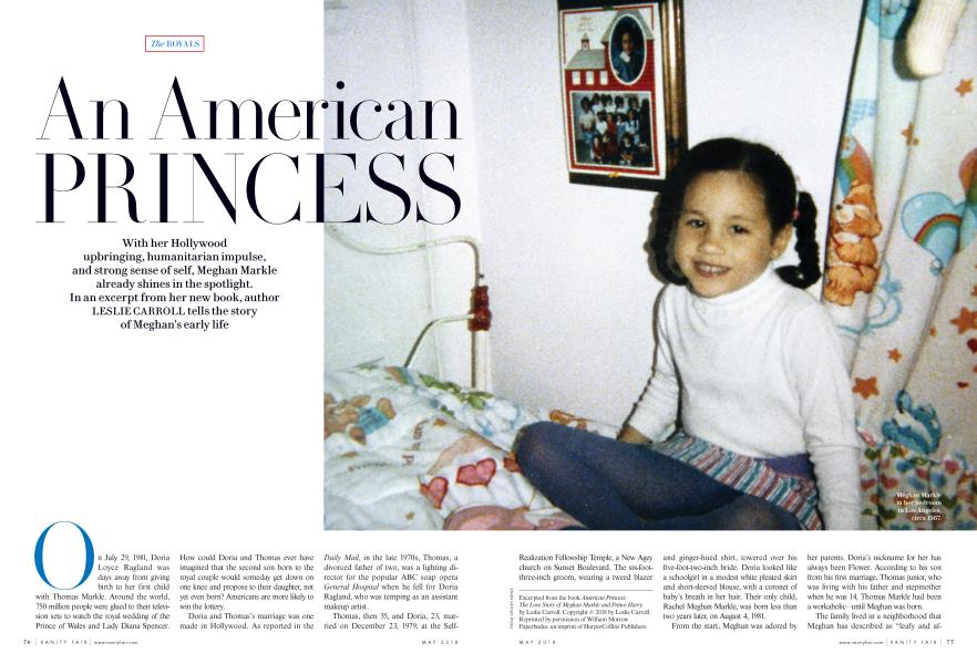An American PRINCESS | Vanity Fair | May 2018
