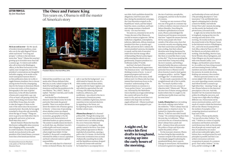 The Once and Future King | Vanity Fair | November 2018