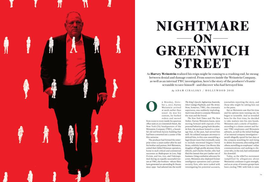 NIGHTMARE ON GREENWICH STREET | Vanity Fair | SPECIAL EDITION