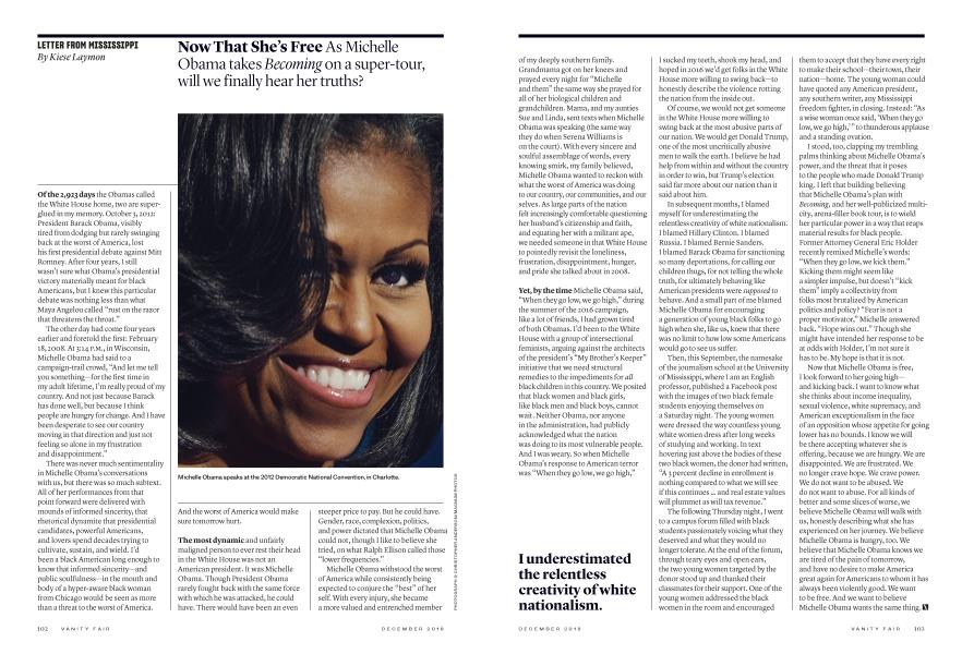Now That She's Free | Vanity Fair | December 2018