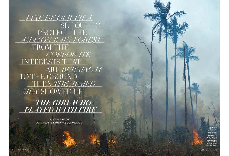 The Girl Who Played With Fire | Vanity Fair | April 2020
