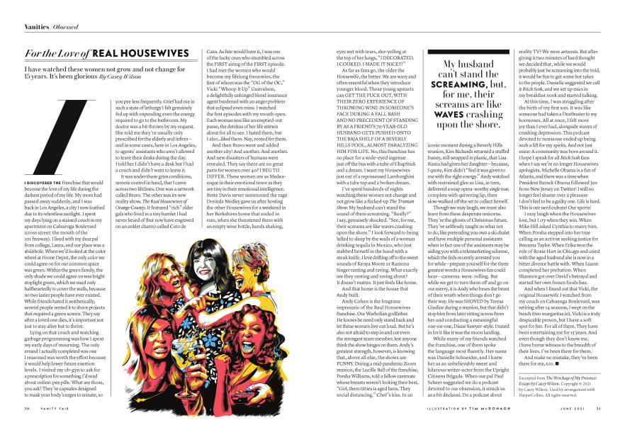 For the Love of REAL HOUSEWIVES | Vanity Fair | June 2021