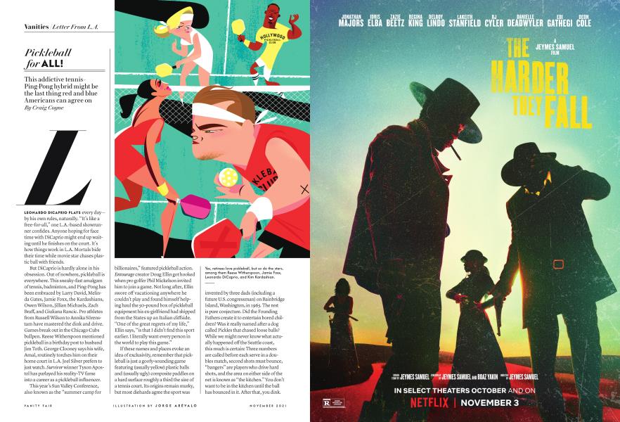 Pickleball for ALL! | Vanity Fair | NOVEMBER 2021