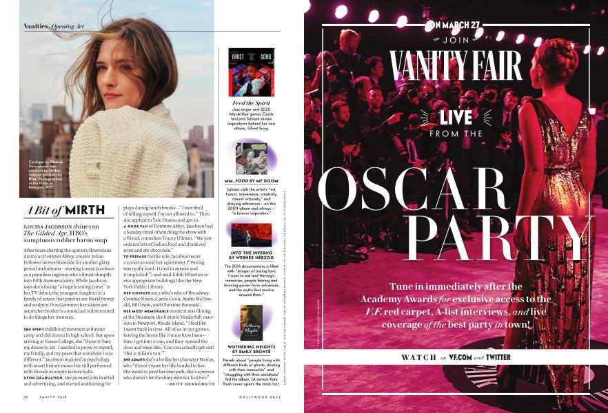 A Bit of MIRTH | Vanity Fair | March 2022