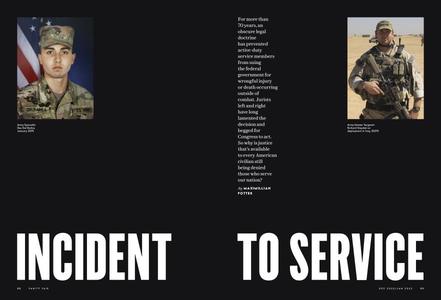 INCIDENT TO SERVICE | Vanity Fair | December 2022/January 2023