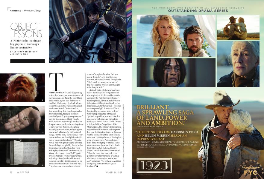 OBJECT LESSONS | Vanity Fair | June 2023