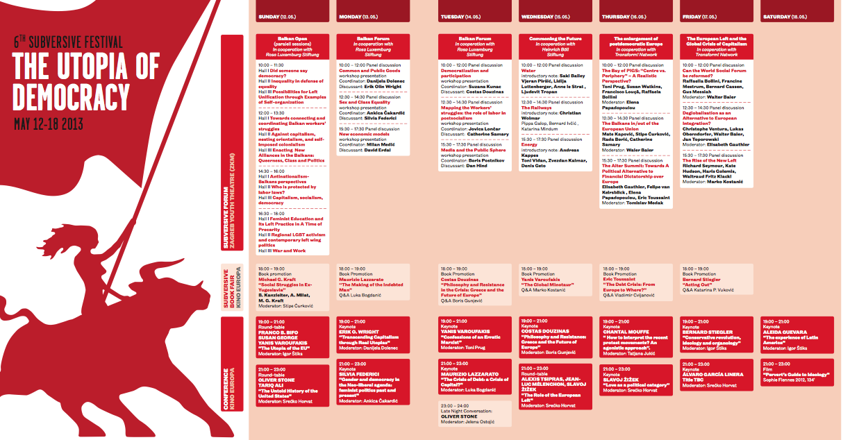 The Utopia of Democracy: May 12th to 18th in Zagreb - Yanis Varoufakis