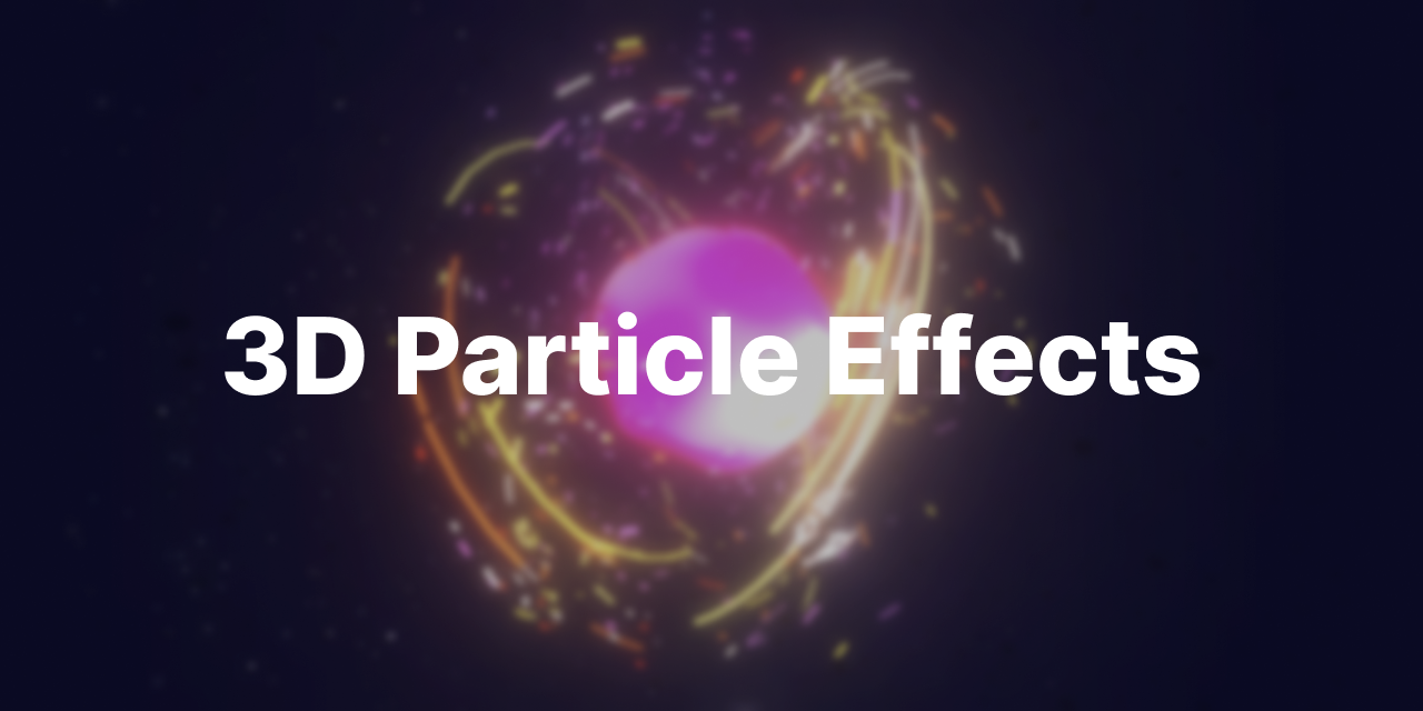 Three ways to create 3D particle effects | Varun Vachhar