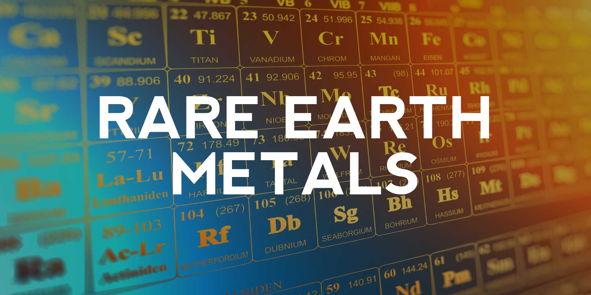 The Most Important Metals in Electronics - Rare Earth Metals