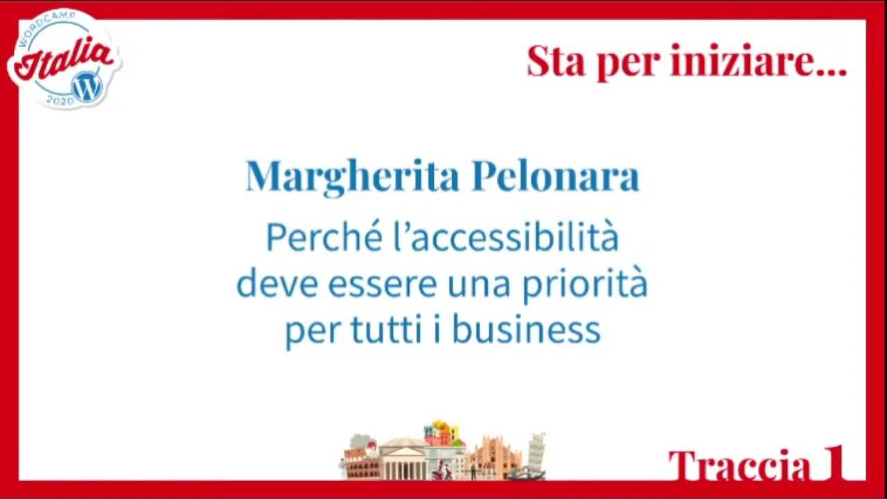 Margherita Pelonara: Perché l’accessibilità deve essere una priorità per tutti i business – WordPress.tv
