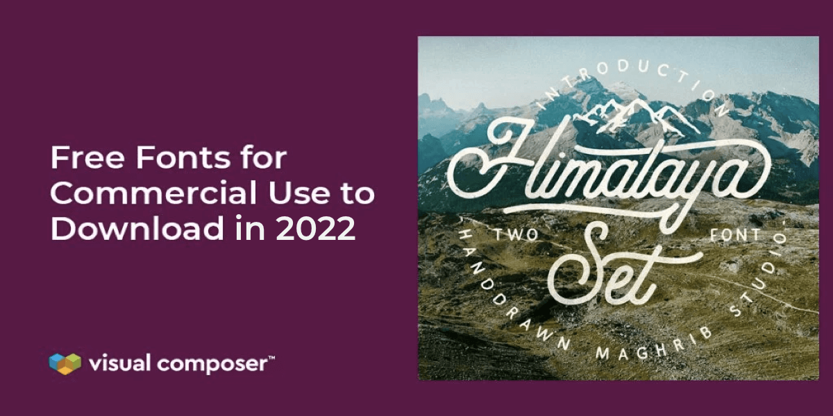 Free Fonts for Commercial Use to Download in 2023