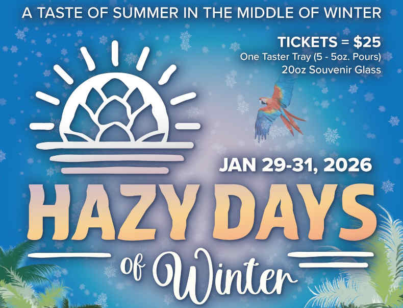 Hazy Days of Winter kicks off Thursday at 5 Rights Brewing