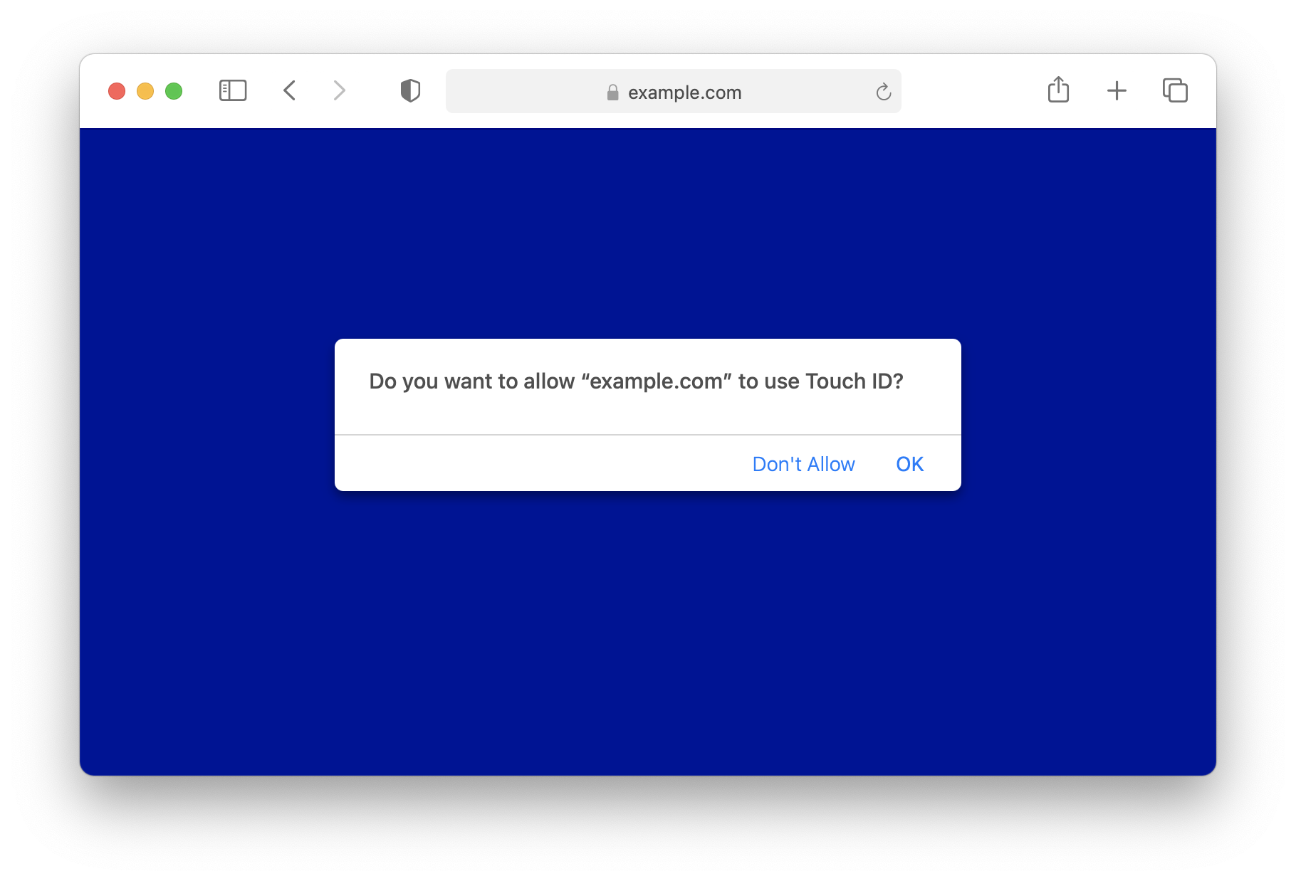 Meet Face ID and Touch ID for the Web | WebKit