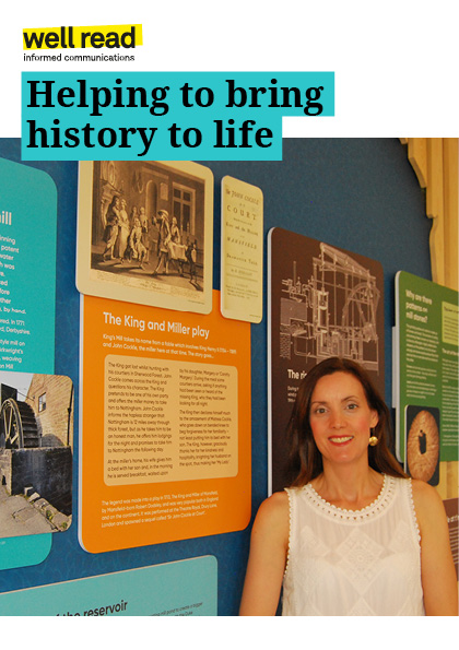 Heritage research and interpretation – Well Read PR