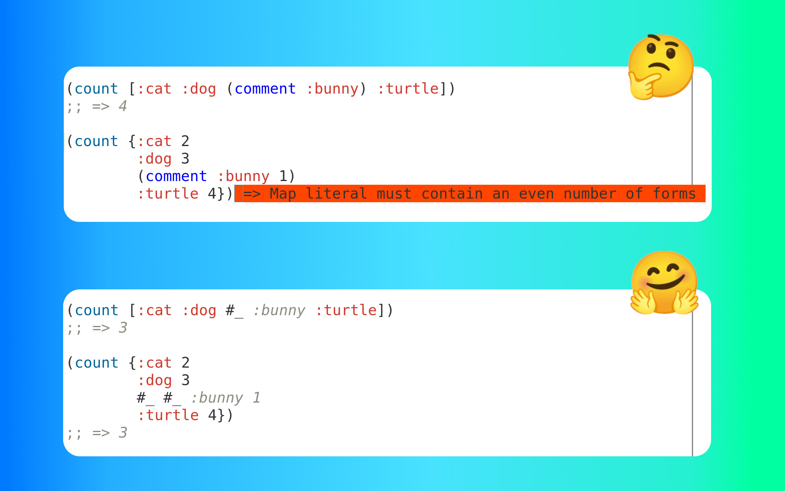 🥷 Clojure Pro Tip 1: the Discard Reader Symbol - Ken Huang