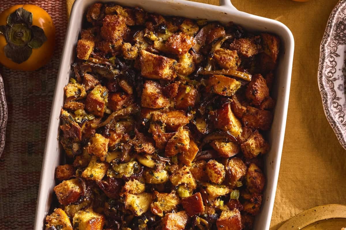 Wild Mushroom Stuffing // Stuffing Recipe 101 - What's Gaby Cooking
