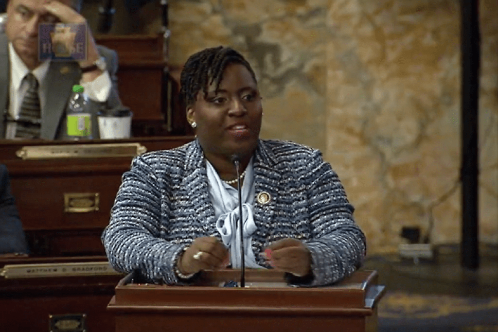 'We’re talking about women dying': Joanna McClinton delivers fierce abortion rights speech