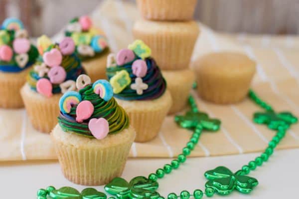 Lucky Charms Cupcakes
