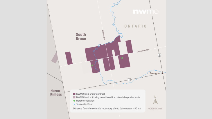 NWMO secures more land for repository studies - World Nuclear News