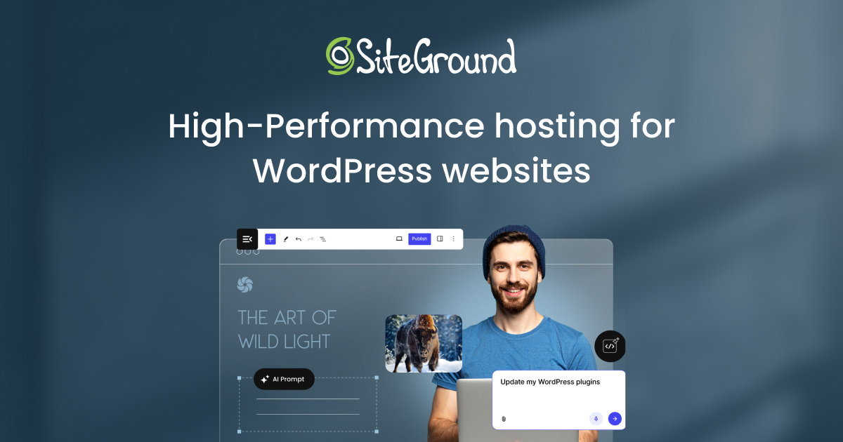 Hosting for WordPress – Fast, Secure, Managed by Experts - SiteGround