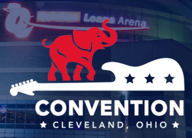 West Virginia delegation near front of Quicken Loans Arena for Republican convention - WV MetroNews